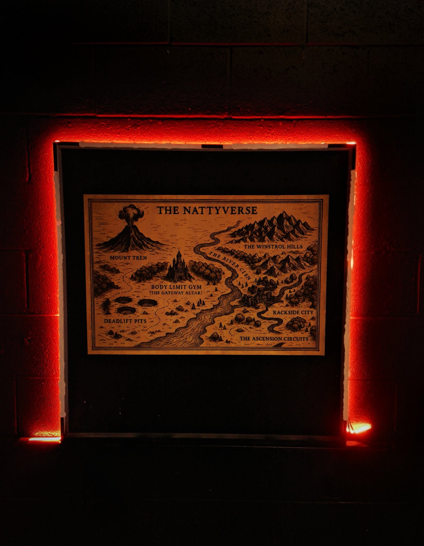 The Nattyverse Map (First Edition)